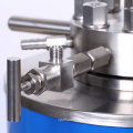 1l~10l High Pressure Glass Chemical Reactor With Discharge Valve Super Quality High Pressure Chemical Reaction Vessel